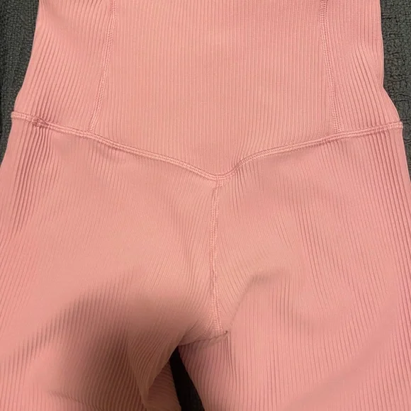 Athleta Elation ribbed tight - pink xsp - Picture 3 of 5